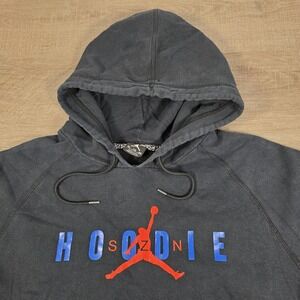 Michael Jordan Sweatshirt Hoodie Men XL Melo Nike Air Jumpman Pullover‎ Rare
